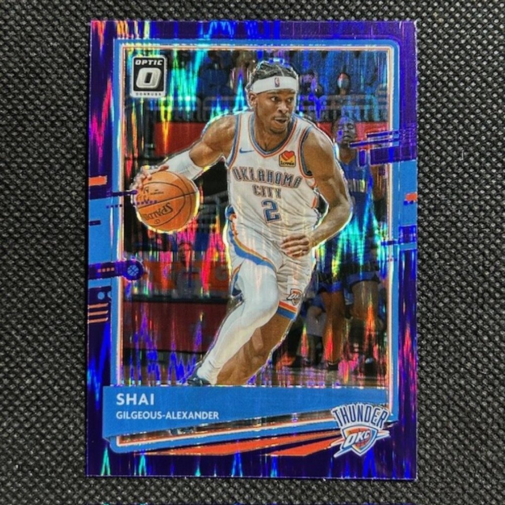 2020-21 Panini Donruss Optic - Shai Gilgeous-Alexander #143 Purple Shock Prizm
